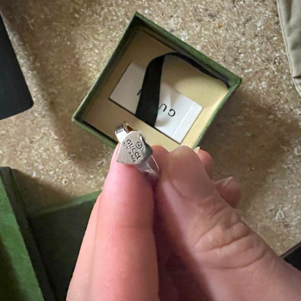 Brand New Gucci Ring, Comes With Box & Dust Bag, Size Sm